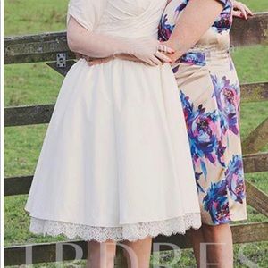 NWT Short Retro Wedding Dress